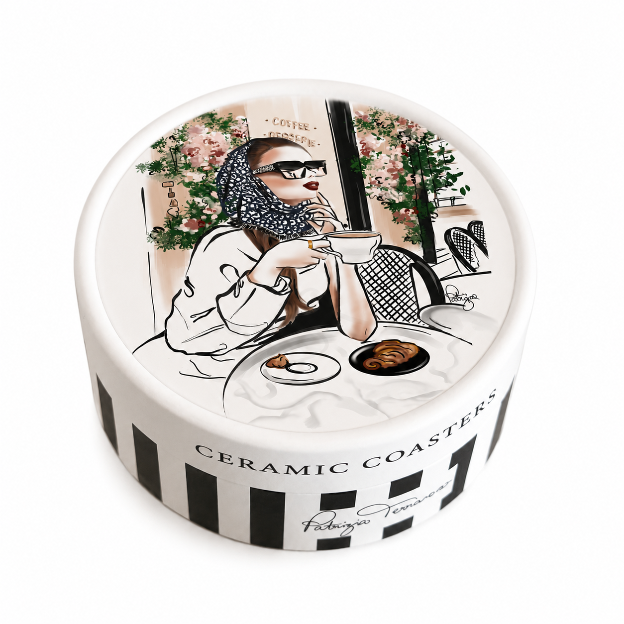 Ceramic Coasters - Monday Morning