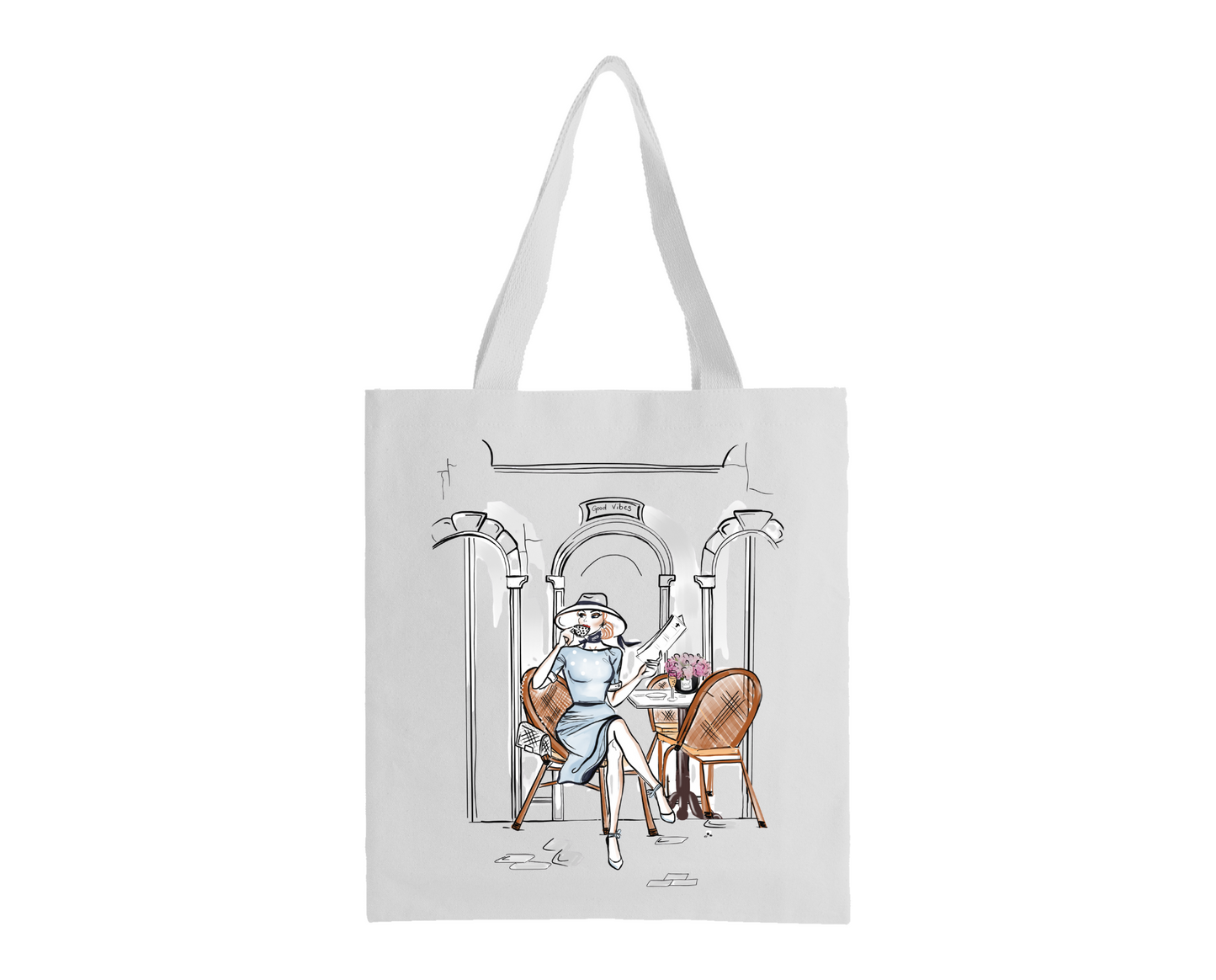 Glam Tote - Coffee & Croissants (2)