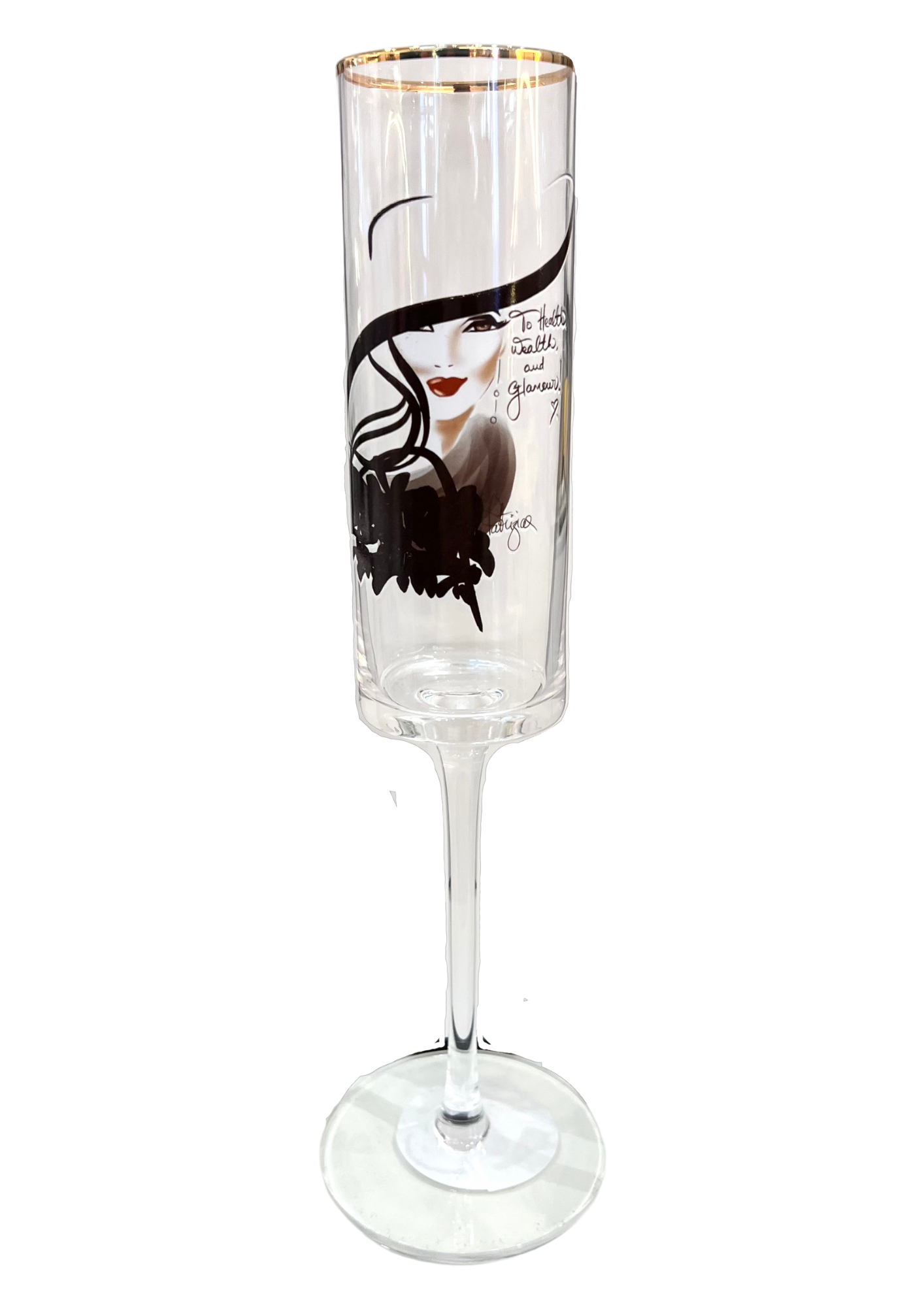 GLAM CHAMPAGNE FLUTE - GOOD TIMES