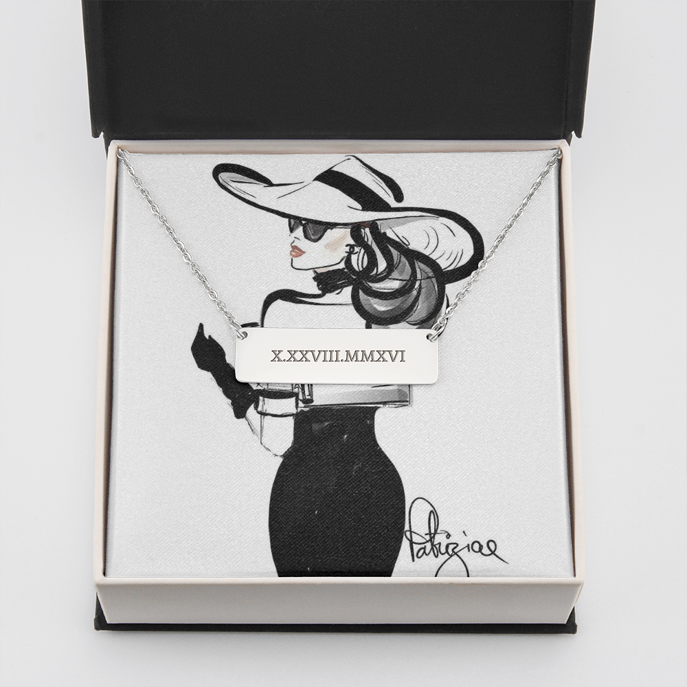 Roman Numeral Necklace - Patrizia Terranova