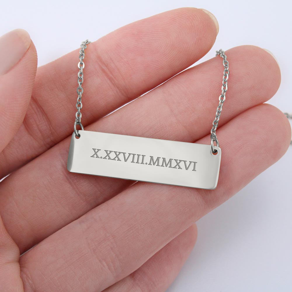Roman Numeral Necklace - Patrizia Terranova