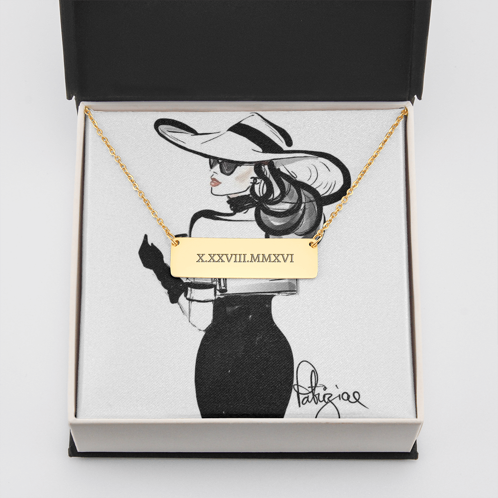 Roman Numeral Necklace - Patrizia Terranova