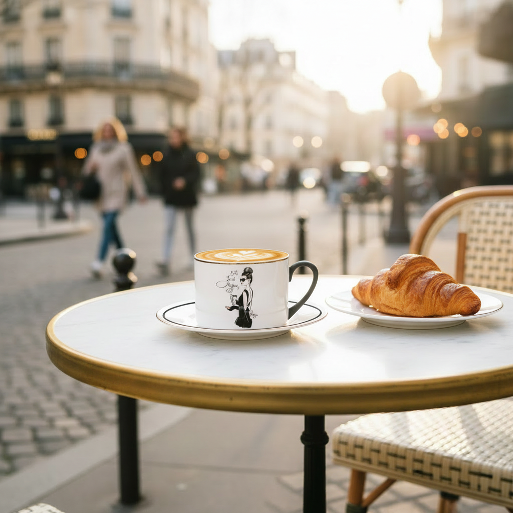 Porcelain Cup & Saucer