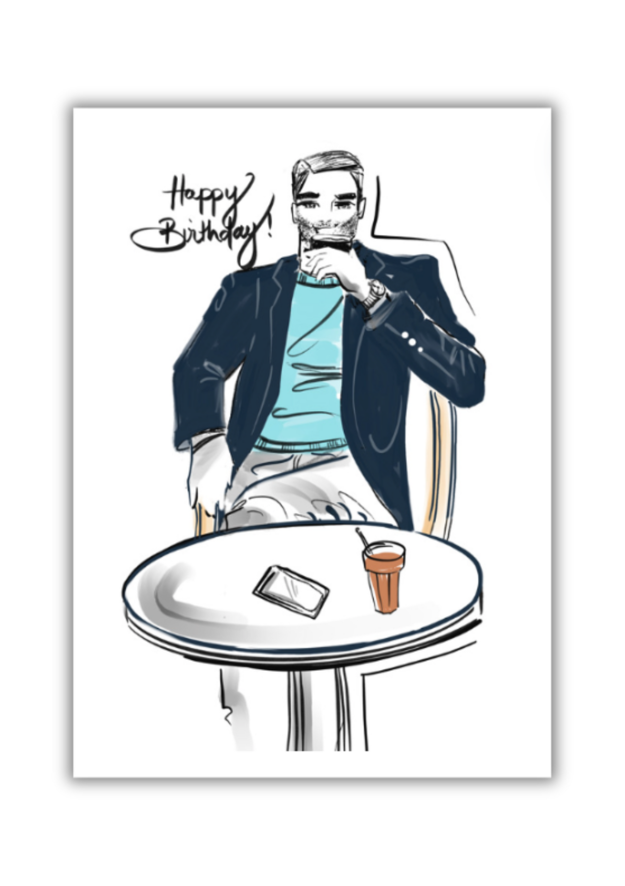 Greeting Card - Male Birthday Card 02