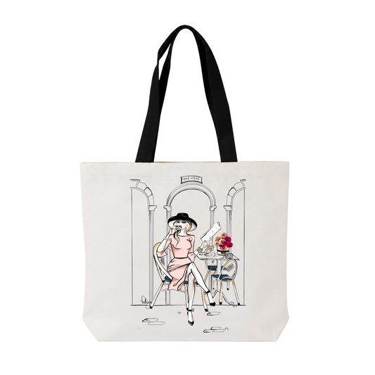 Glam Tote - Coffee & Croissants