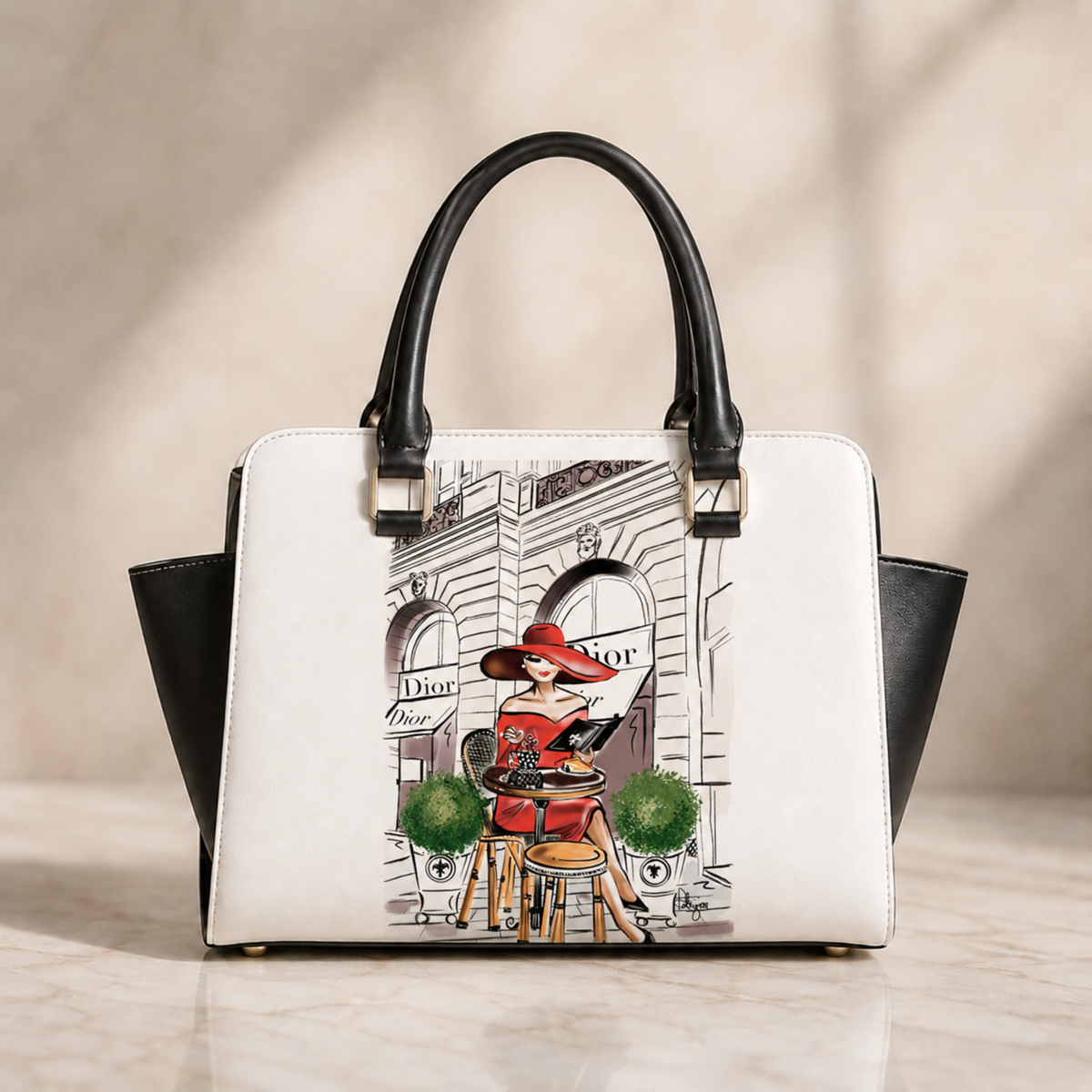 PU Handbag - Cafe Dior