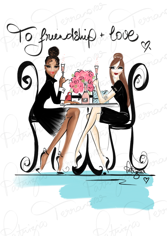 Art Print  - To Friendship & Love