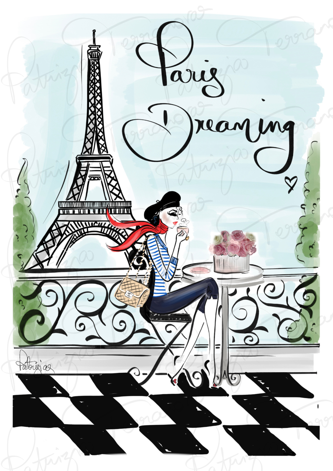 Art Print  - Paris Dreaming