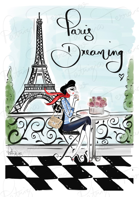 Art Print  - Paris Dreaming