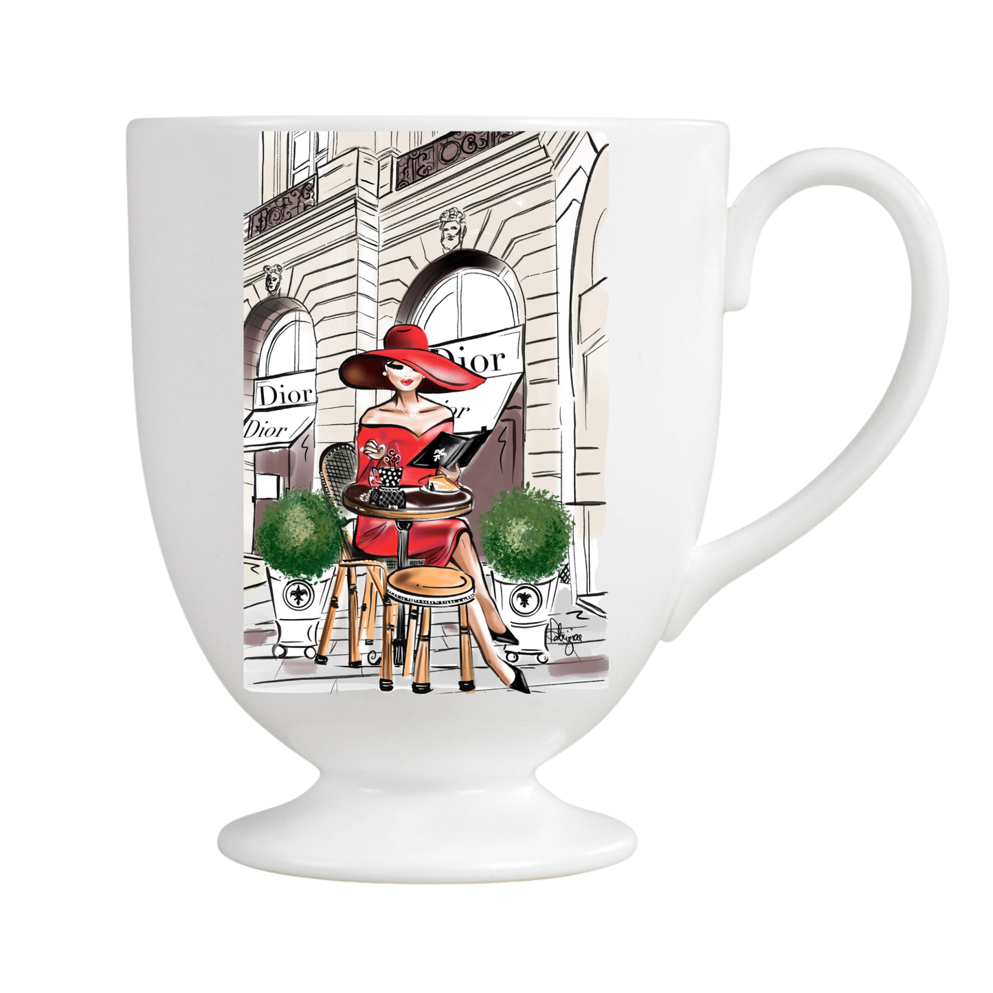 Porcelain Mug - Cafe Dior