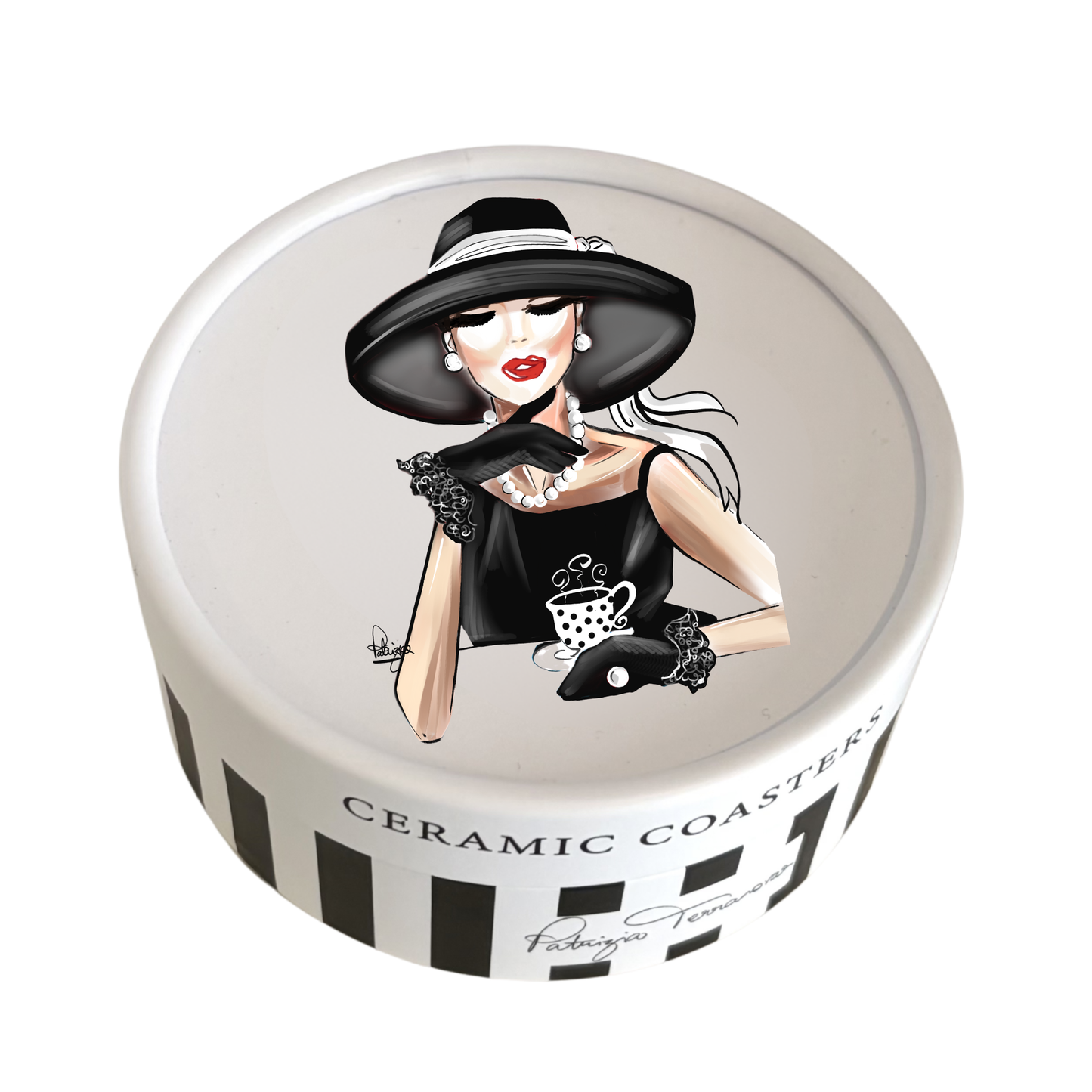 Ceramic Coasters - Breakfast at Tiffanys