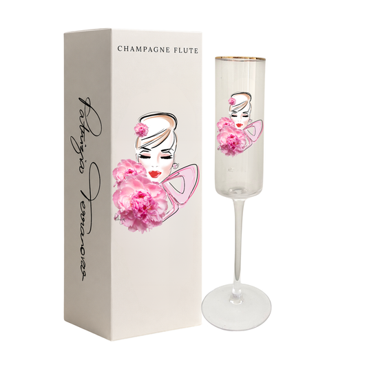 Glam Champagne Flute - Cherish