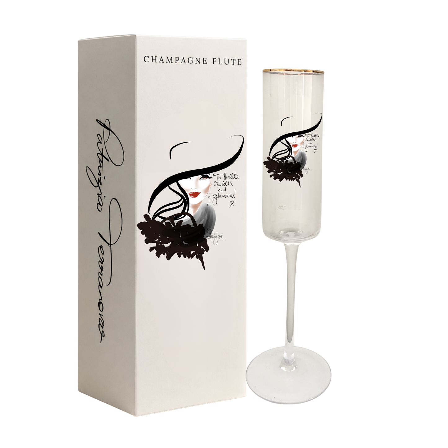 Glam Champagne Flute - Glamour