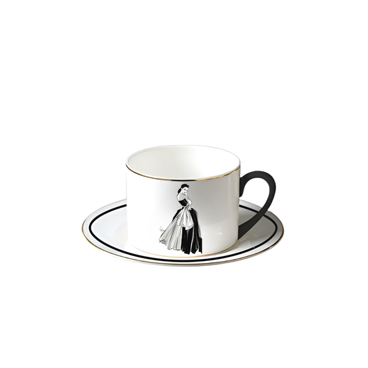 Porcelain Cup & Saucer - Bliss