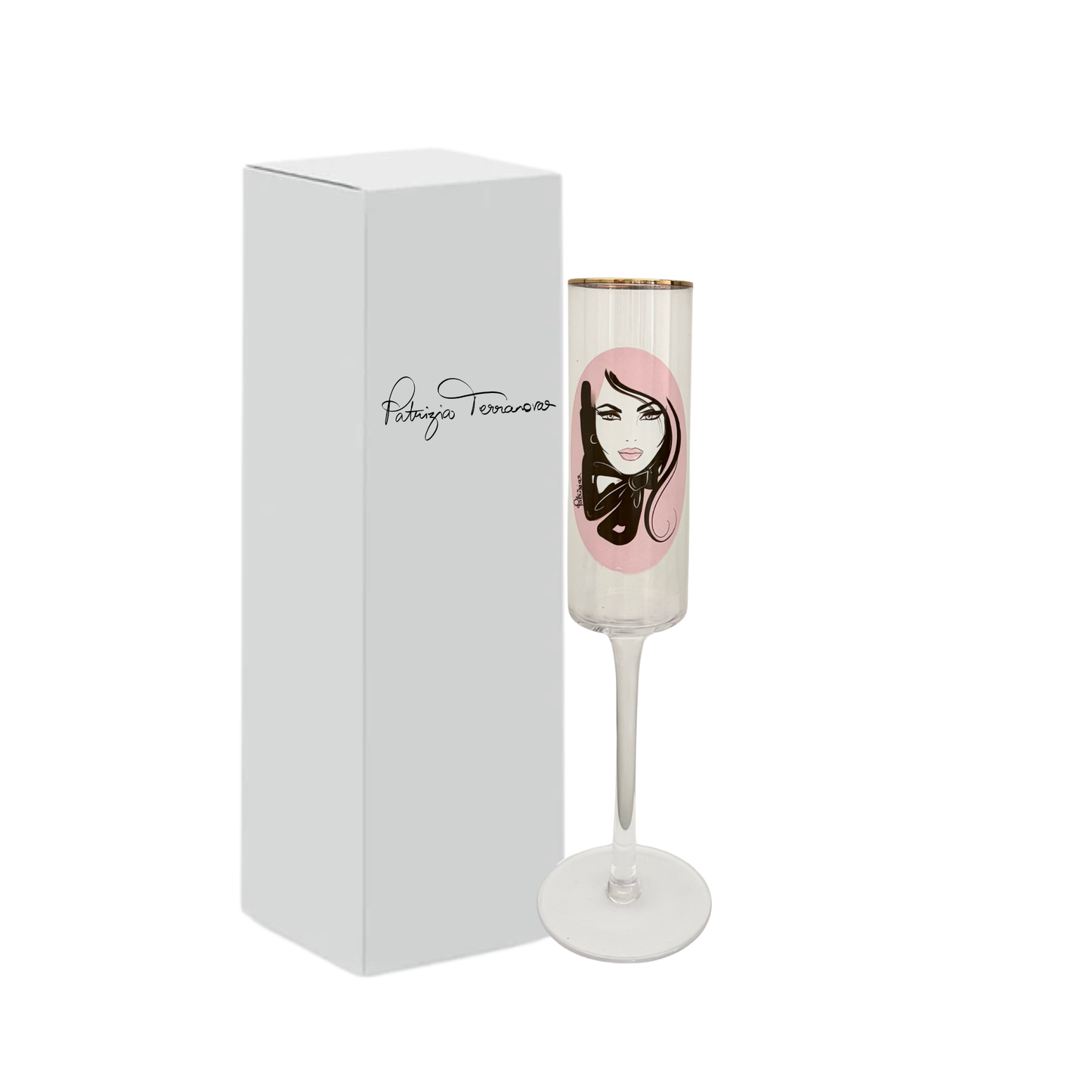 Glam Champagne Flute - Believe