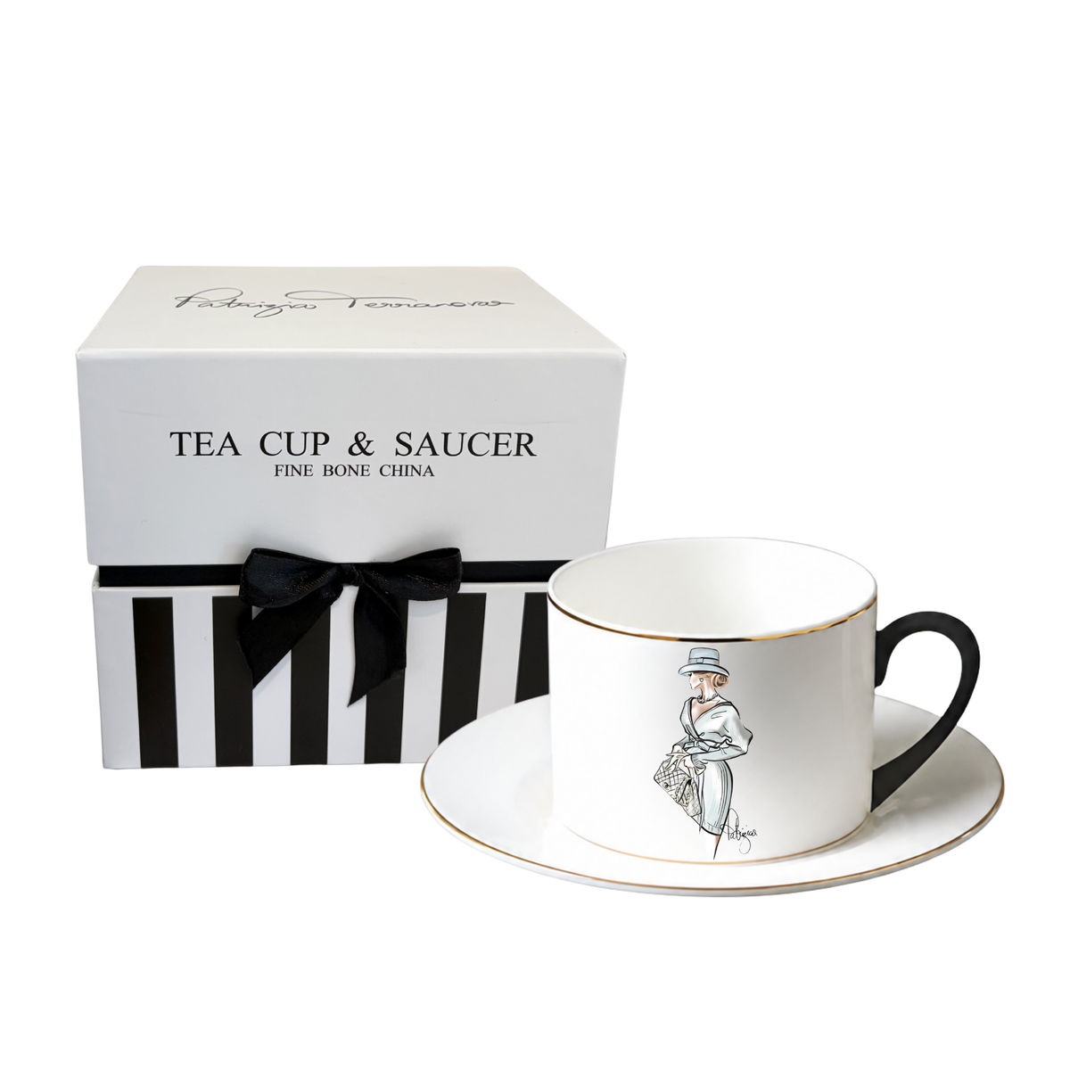 Porcelain Cup & Saucer - Miss Celeste