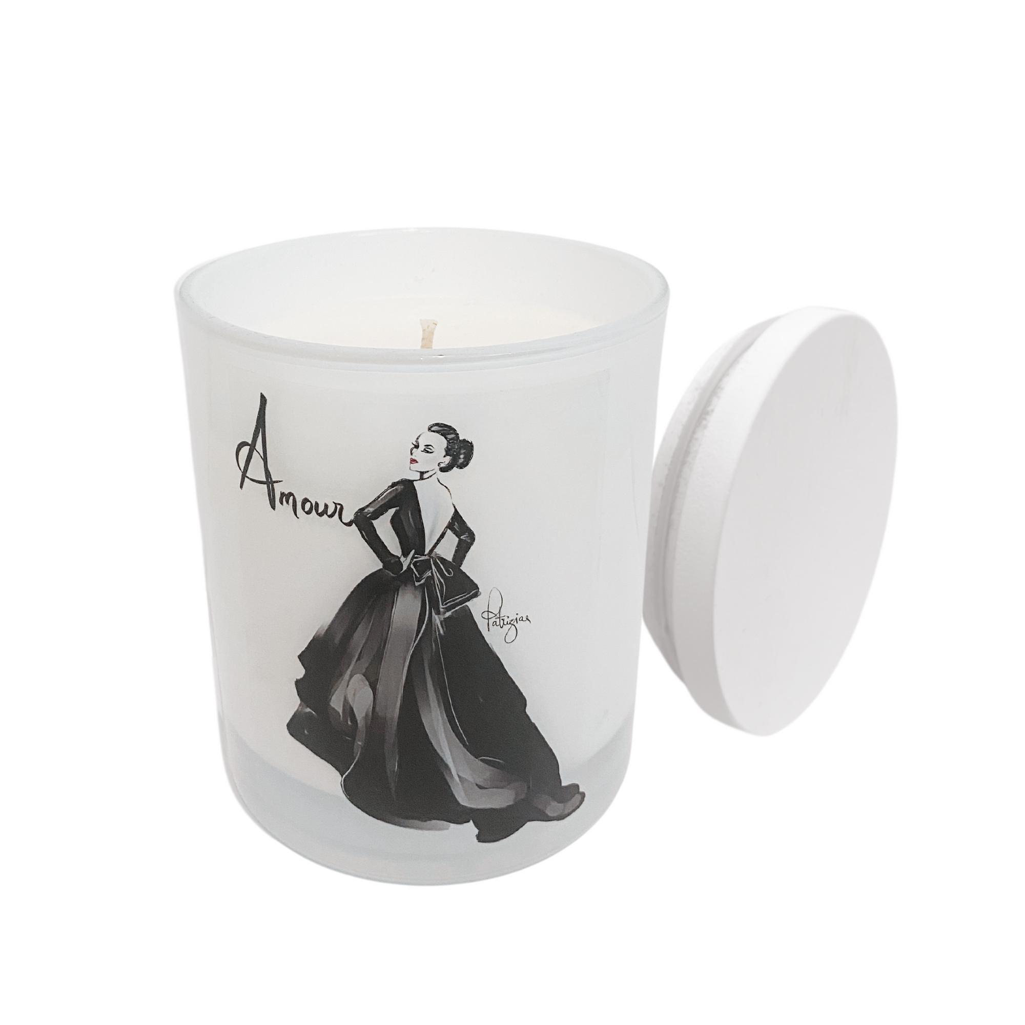 Luxury Coconut Soy Wax Candle - Amour