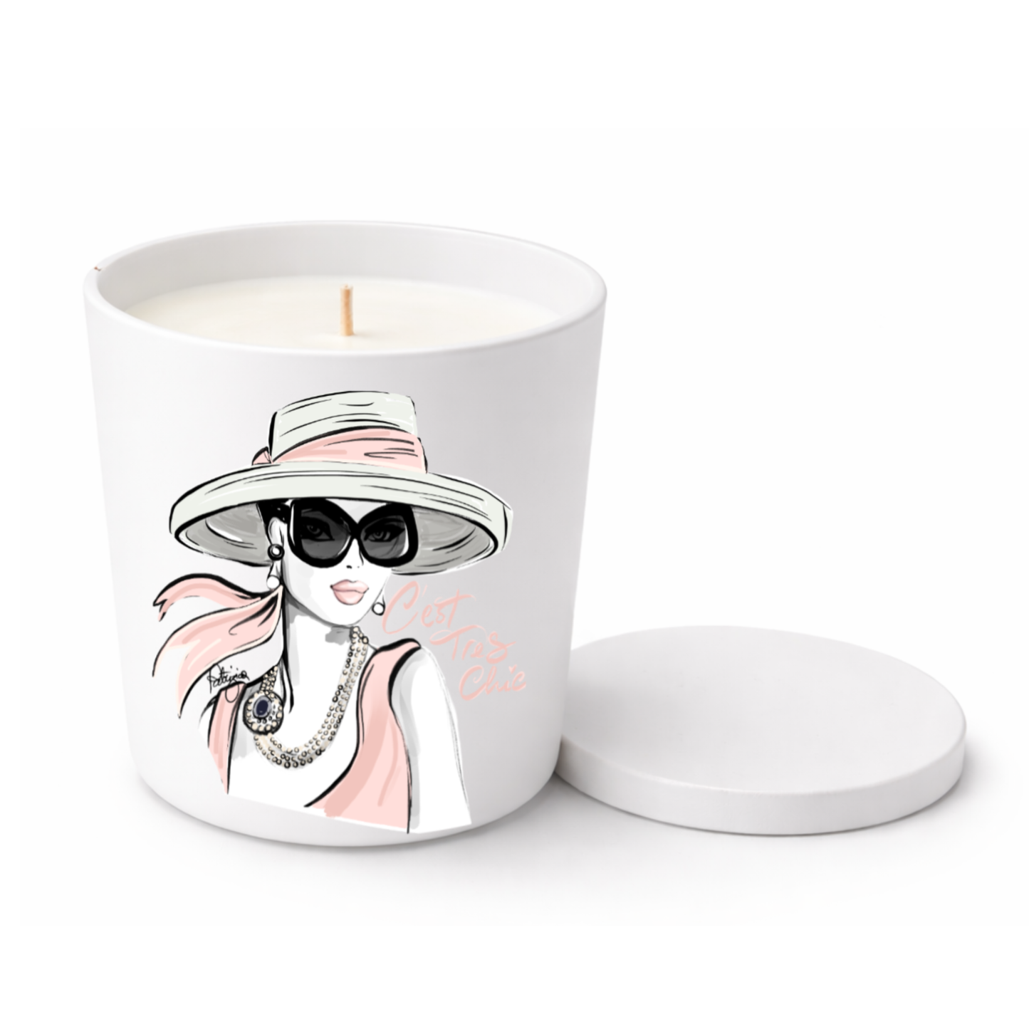 Luxury Coconut Soy Wax Candle - C'est Tres Chic