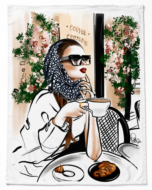 Glam Tea Towel - Monday Morning