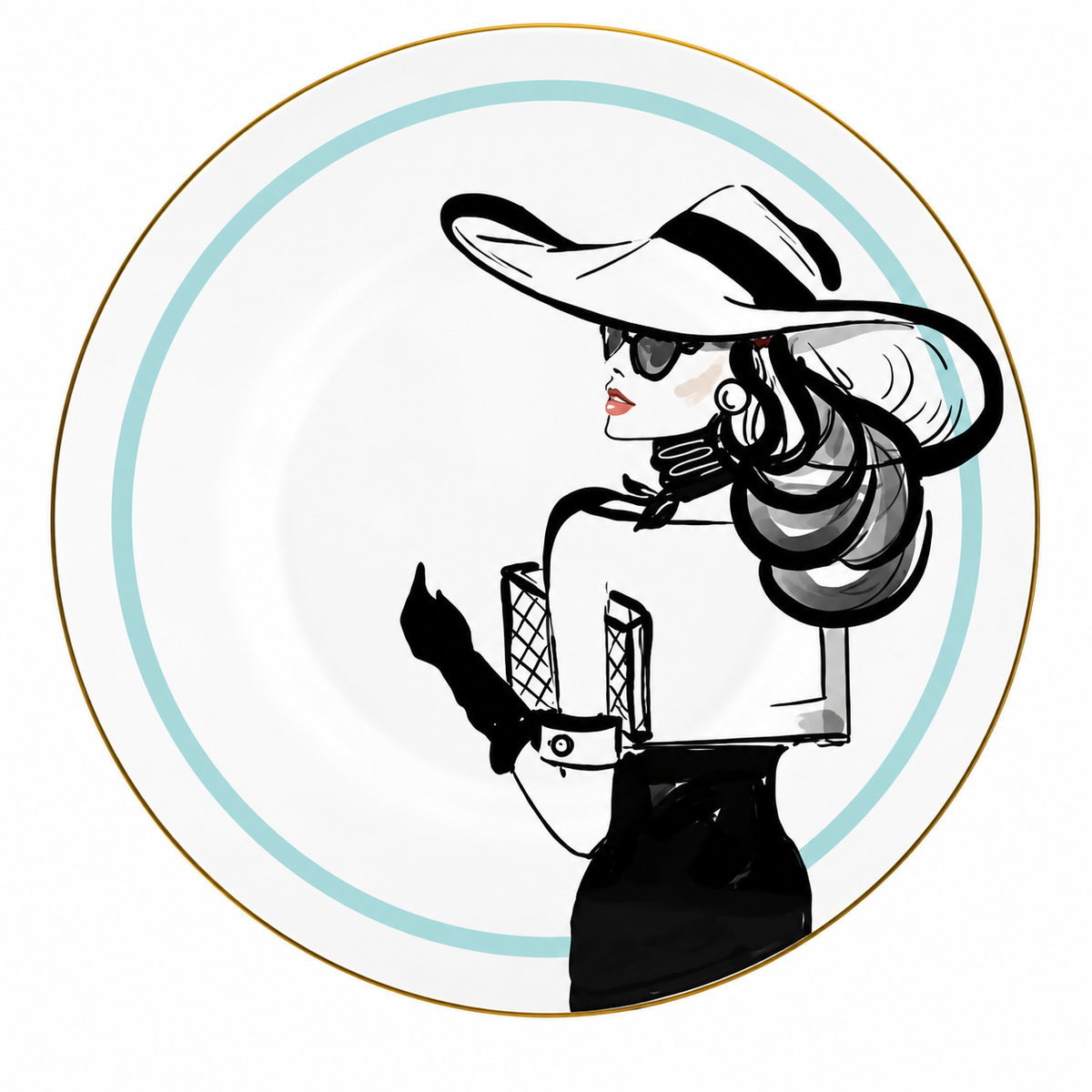 Porcelain Cup & Saucer - Beautiful Inside & Out