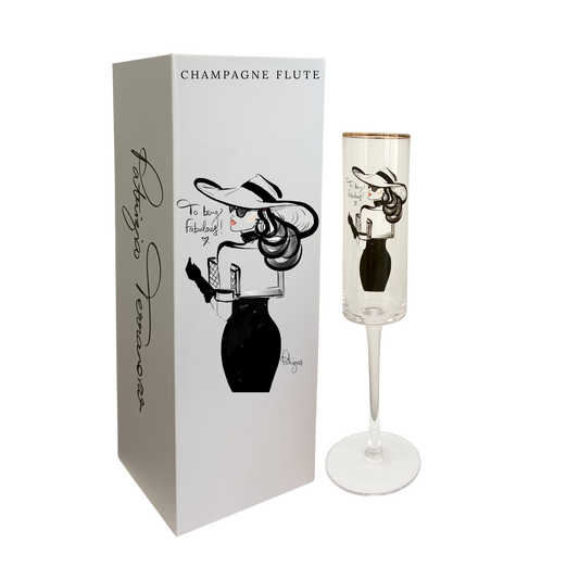 Glass Champagne Flute - Dress up