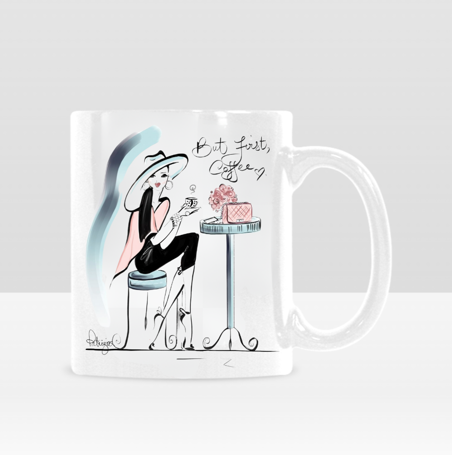 Ceramic Mug - But First Coffee 02