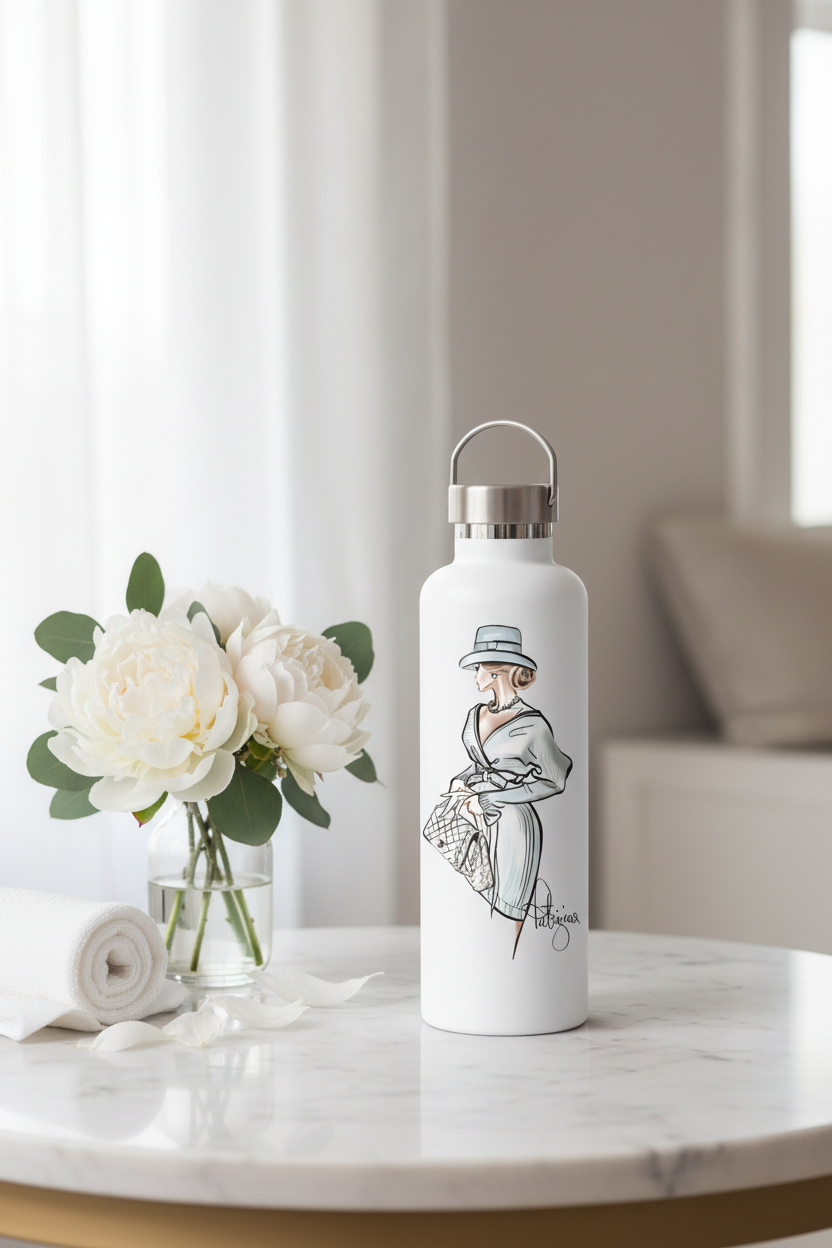 Drink Bottle - Lady Mock-up