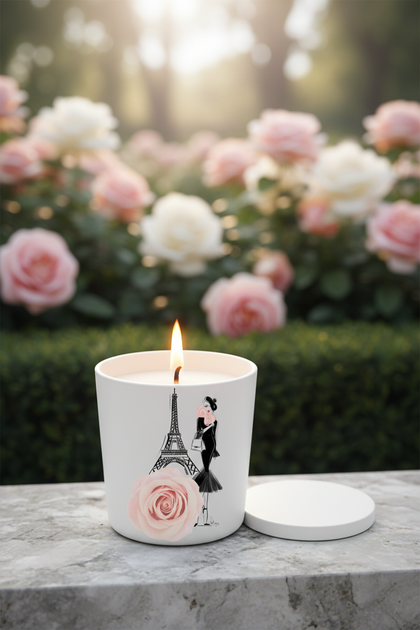 Luxury Garden Candle Mockup