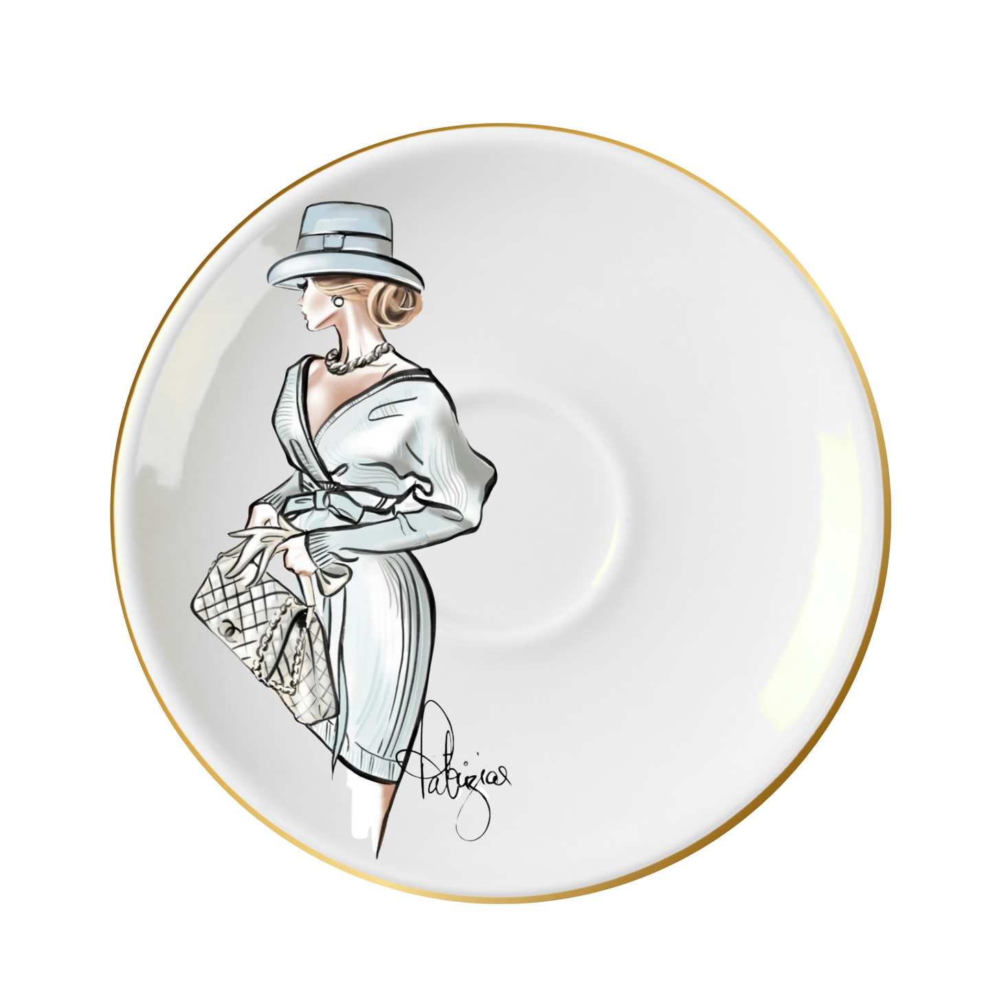 Porcelain Cup & Saucer - Miss Celeste