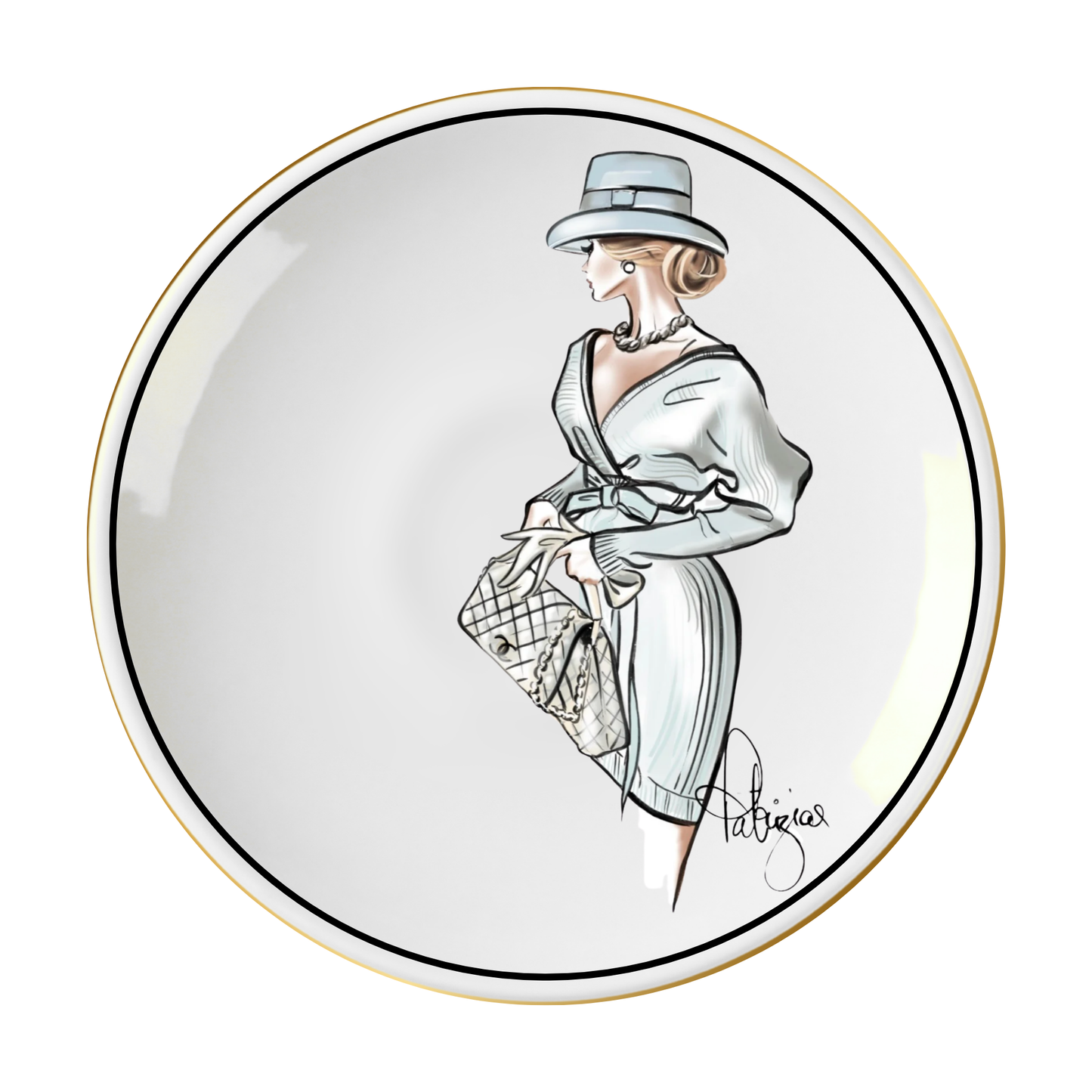 Porcelain Cup & Saucer - Miss Celeste