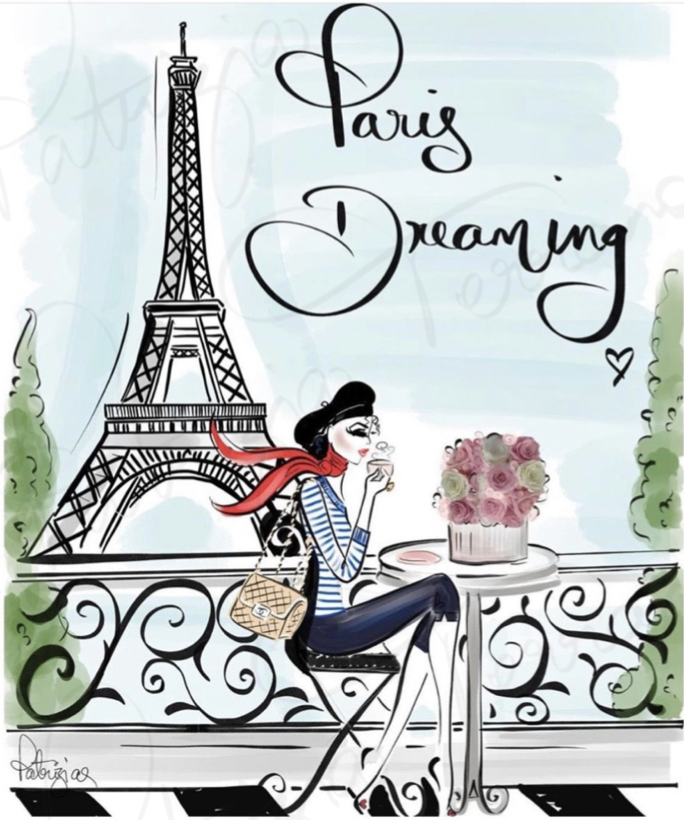Art Print  - Paris Dreaming