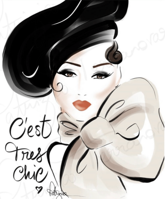 Art Print - C’est Tres Chic