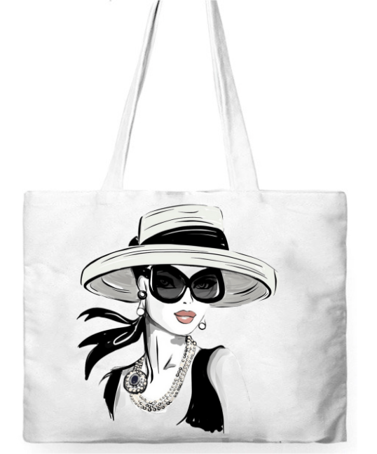 LUXURY TOTE BAG - AUDREY INSPIRED
